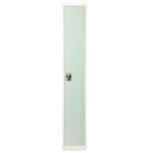 Load image into Gallery viewer, Alpine AdirOffice 1-Tier Steel Lockers, 72inH x 12inW x 12inD, Misty Green, Pack Of 4 Lockers