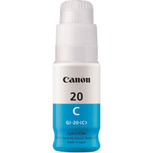 Load image into Gallery viewer, Canon GI-20 MegaTank Ink - Inkjet - Cyan - 1 Each