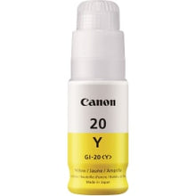 Load image into Gallery viewer, Canon GI-20 MegaTank Ink - Inkjet - Yellow - 1 Each