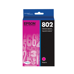 Epson 802 DuraBrite Ultra Magenta Ink Cartridge, T802320-S
