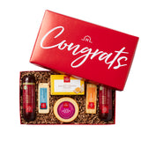 Givens Congratulations Meat & Cheese Gift Box, Set Of 6 Pieces
