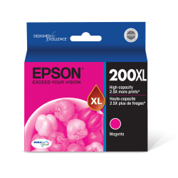 Epson 200XL DuraBrite Magenta Ultra-High-Yield Ink Cartridge, T200XL320-S
