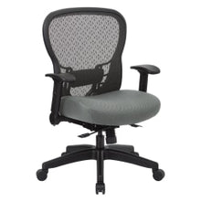 Load image into Gallery viewer, Office Star Space Seating 529 Series Deluxe Ergonomic Mesh Mid-Back Chair, Gray