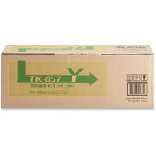 Load image into Gallery viewer, Kyocera TK 857Y - Yellow - original - toner cartridge - for TASKalfa 400ci, 500ci, 552ci