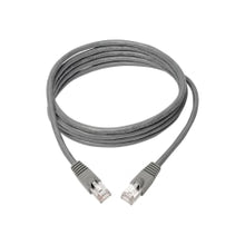 Load image into Gallery viewer, Tripp Lite Cat6a Snagless Shielded STP Patch Cable 10G, PoE, Gray M/M 5ft - 5 ft Category 6a Network Cable - 1.25 GB/s - Shielding - Gray