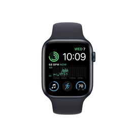 Apple SE Smart Watch, 32 GB, 1.73in x 1.50in, Silver/Midnight