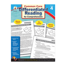 Load image into Gallery viewer, Carson-Dellosa Differentiated Reading For Comprehension, Grade 4
