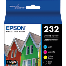 Load image into Gallery viewer, Epson Claria T232 Black/Cyan/Magenta/Yellow Ink Cartridges, Set Of 4 Cartridges, T232120-BCS