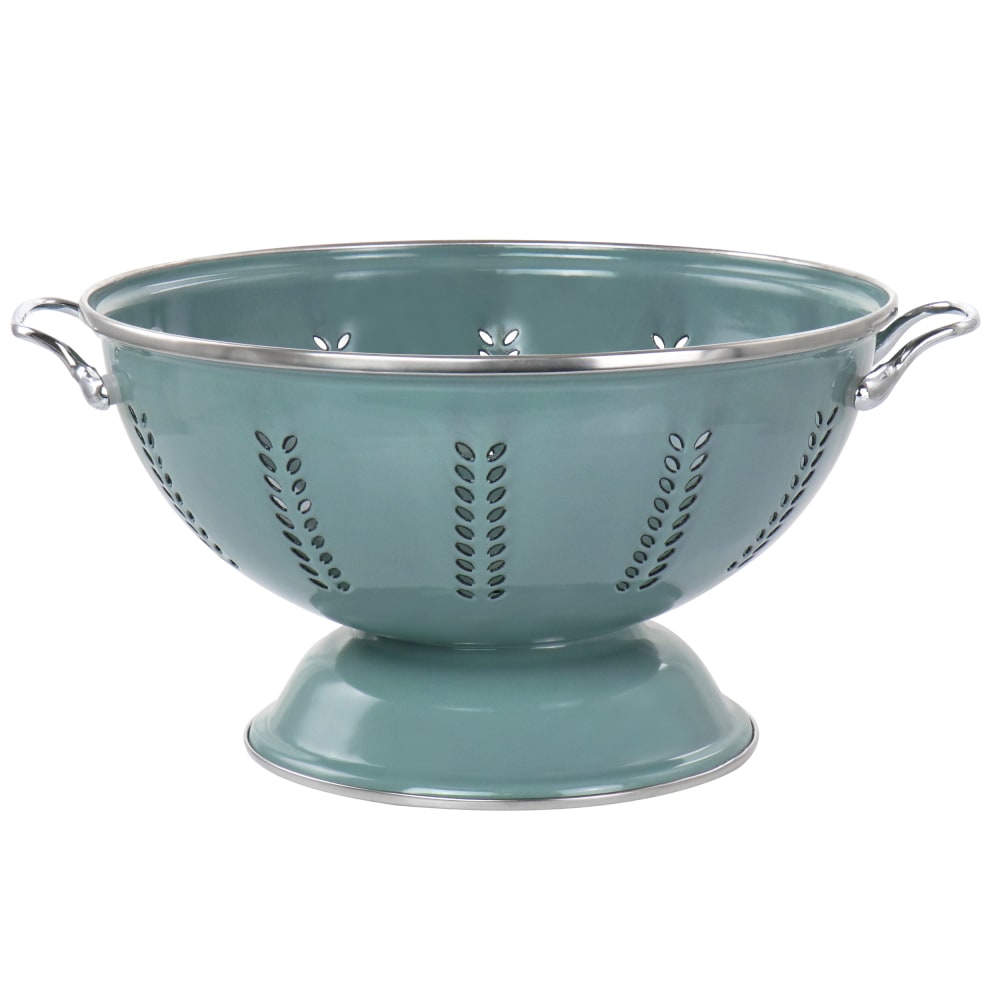 Gibson Home Plaza Cafe 4-Quart Colander, Blue