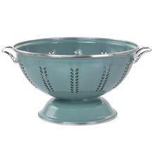 Load image into Gallery viewer, Gibson Home Plaza Cafe 4-Quart Colander, Blue