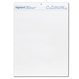 Highland Easel Pads, 25in x 30in, 30 Sheets, White, Pack of 6 Pads