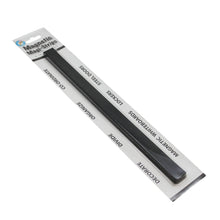 Load image into Gallery viewer, Ashley Productions MAGI-STRIPS Magnetic Strips, 12inH x 13/16inW x 1/16inD, Black, 12 Strips Per Pack, Set Of 5 Packs