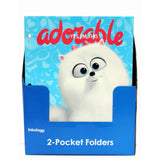 Inkology 2-Pocket Portfolios, The Secret Life Of Pets, 9-1/2in x 11-3/4in, Assorted Designs, Pack Of 24 Folders
