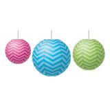 Teacher Created Resources Chevron Paper Lanterns, Pack Of 3