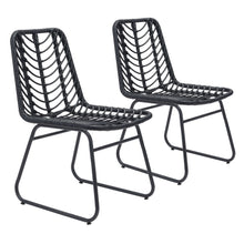 Load image into Gallery viewer, Zuo Modern Laporte Dining Chairs, Black, Set Of 2 Chairs