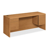 HON 10700 71inW Prestigious Kneespace Computer Desk Credenza, Harvest Cherry