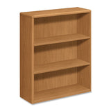 HON 10700 Prestigious 44inH 3-Shelf Bookcase, Harvest Cherry