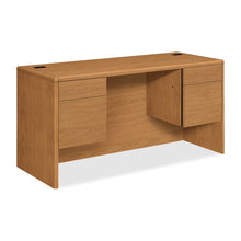 Load image into Gallery viewer, HON 10700 62inW Prestigious Kneespace Computer Desk Credenza, Harvest Cherry