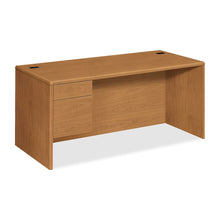 Load image into Gallery viewer, HON 10700 Prestigious 66inW Left-Pedestal Computer Desk, Harvest Cherry