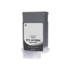 Clover Imaging Group Wide Format - 130 ml - matte black - compatible - box - ink tank (alternative for: Canon 6704B001AA, Canon PFI-107MBK) - non-OEM - for Canon imagePROGRAF iPF670, iPF680, iPF685, iPF770, iPF780, iPF785