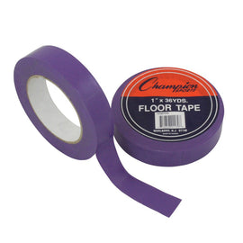 Champion Sports Vinyl Floor Tape, 1in x 36 Yd., Purple