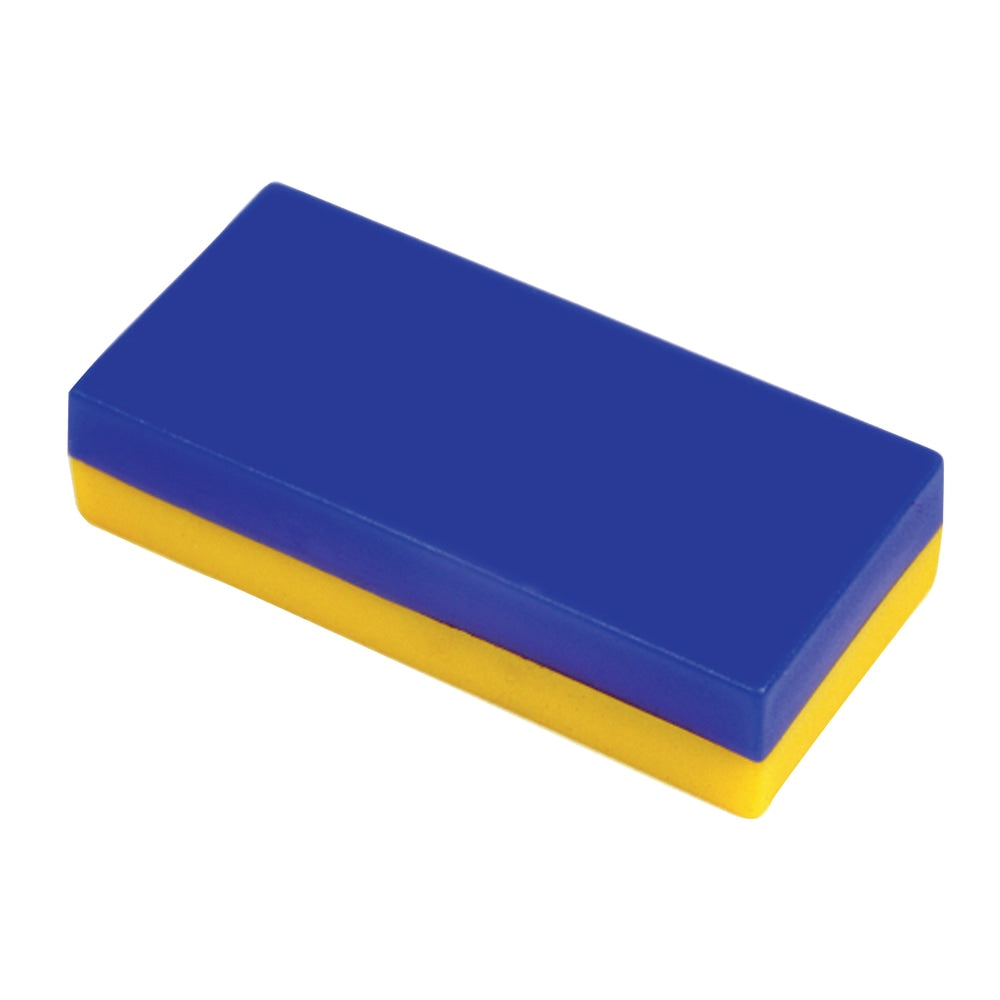 Dowling Magnets Plastic-Encased Block Magnets, Pre-K - Grade 6, Set Of 12