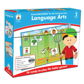 Carson-Dellosa Education Language Arts File Folder Games, Grade 2