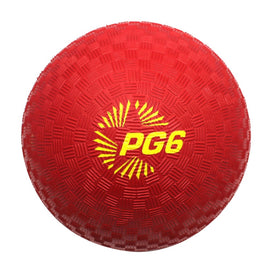 Champion Sports Playground Ball, 6in, Red