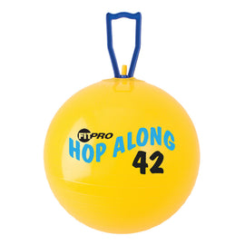 Champion Sports FitPro Pon Pon Hop-Along Ball, 16 1/2in, Yellow