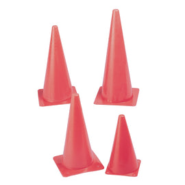 Champion Sports Safety Cone, 15in, Fluorescent Orange
