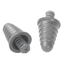 Load image into Gallery viewer, Next Skull Screws Earplug, Polyurethane, Silver, Uncorded