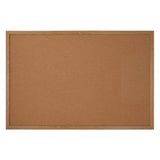 Office Depot Brand Cork Bulletin Board, 36in x 48in, Wood Frame With Oak Finish