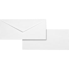 Load image into Gallery viewer, Business Source No. 10 White Wove V-Flap Business Envelopes - Business - #10 - 9 1/2in Width x 4 1/8in Length - 24 lb - Gummed - Wove - 500 / Box - White