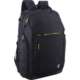 SwissDigital Java Travel Business Backpack With 17.3in Laptop Pocket, Black