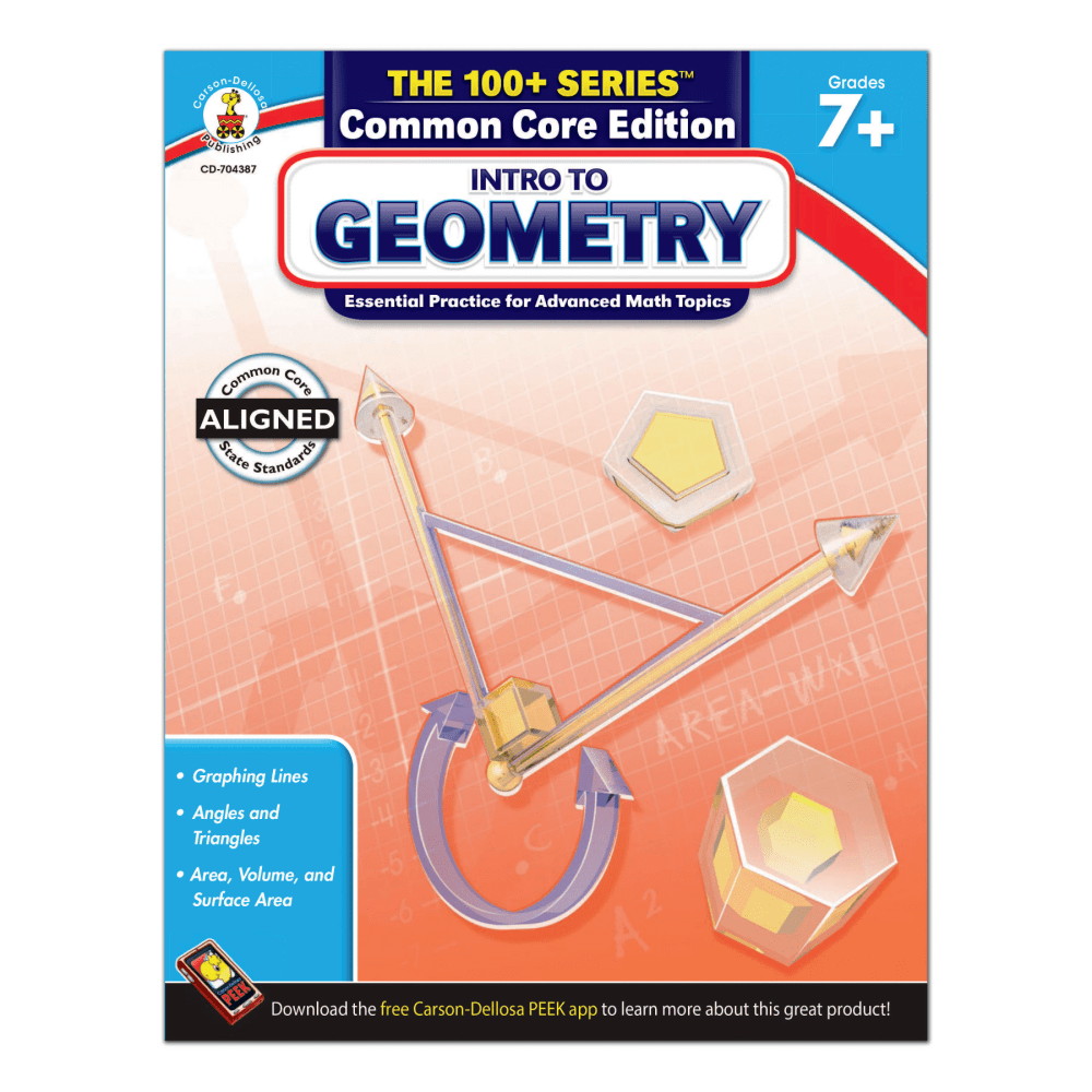 Carson-Dellosa The 100+ Series Intro to Geometry, Grades 7+