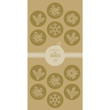 Load image into Gallery viewer, Geo Studios Holiday-Themed Adhesive Seals, 4-3/4in x 10in, Gold Foil, Pack Of 40 Seals
