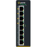 Perle IDS-108FPP-DS2ST80 - Industrial Ethernet Switch with Power Over Ethernet - 10 Ports - 10/100Base-TX, 100Base-LX - 2 Layer Supported - Rail-mountable, Panel-mountable, Wall Mountable - 5 Year Limited Warranty