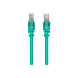 Belkin - Patch cable - RJ-45 (M) to RJ-45 (M) - 6 in - 0.2 in - UTP - CAT 6 - molded, snagless, stranded - green