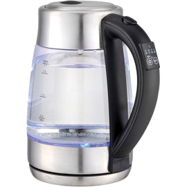 Frigidaire 1.8-Quart Glass Kettle with Digital Temperature Control - 1500 W - 1.80 quart