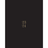 2023-2024 Willow Creek Press Monthly Academic Booklet Planner, 9-1/2in x 7-1/2in, Black, July 2023 To June 2024