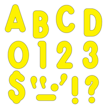 Load image into Gallery viewer, TREND Ready Letters, Billboard, 7in, Yellow, Pack Of 105