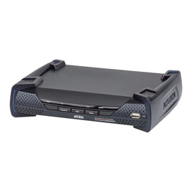ATEN KE6940R DVI KVM Over IP Extender Receiver-TAA Compliant - 1 Computer(s) - 1 Local User(s) - WUXGA - 1900 x 1200 Maximum Video Resolution - 1 x Network (RJ-45) - 4 x USB - 2 x DVI - 5 V DC Input Voltage - Rack-mountable
