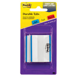 Post-it Durable Filing Tabs, 2in, Blue, Pack Of 50