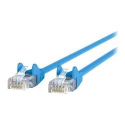 Belkin Cat.5e Patch Network Cable - 16.40 ft Category 5e Network Cable for Network Device - First End: 1 x RJ-45 Network - Male - Second End: 1 x RJ-45 Network - Male - Patch Cable - Blue