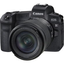 Load image into Gallery viewer, Canon EOS R 30.3 Megapixel Mirrorless Camera with Lens - 0.94in - 4.13in - Black - CMOS Sensor - Autofocus - 3.2in Touchscreen LCD - Electronic Viewfinder - Digital (IS) - 6720 x 4480 Image - 3840 x 2160 Video - 4K Recording - HD Movie Mode - Wireless LAN