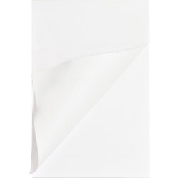 Business Source Plain Memo Pads - 100 Sheets - Plain - Glued - Unruled - 15 lb Basis Weight - 4in x 6in - White Paper - Chipboard Backing - 1 Dozen