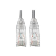 Load image into Gallery viewer, Tripp Lite Cat6 UTP Patch Cable (RJ45) - M/M, Gigabit, Snagless, Molded, Slim, Gray, 3 ft. - First End: 1 x RJ-45 Male Network - Second End: 1 x RJ-45 Male Network - 1 Gbit/s - Patch Cable - Gold Plated Connector - 28 AWG - Gray