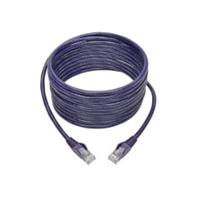 Load image into Gallery viewer, Tripp Lite Cat6 Gigabit Snagless Molded (UTP) Ethernet Cable (RJ45 M/M) PoE Purple 15 ft. (4.57 m)