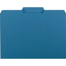 Load image into Gallery viewer, Smead Interior Folders, Letter Size (8 1/2in x 11in), 3/4in Expansion,1/3 Tab Cut, Sky Blue, Box Of 100