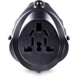 CyberPower TRA1A2 International Travel Adapter - VAC - Type A, Type C, Type G, & Type I Input Plugs, Black, 1YR Warranty